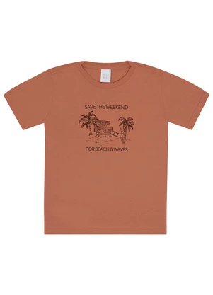 Pulla Bulla - Camiseta Meia Malha Laranja - PULLA BULLA