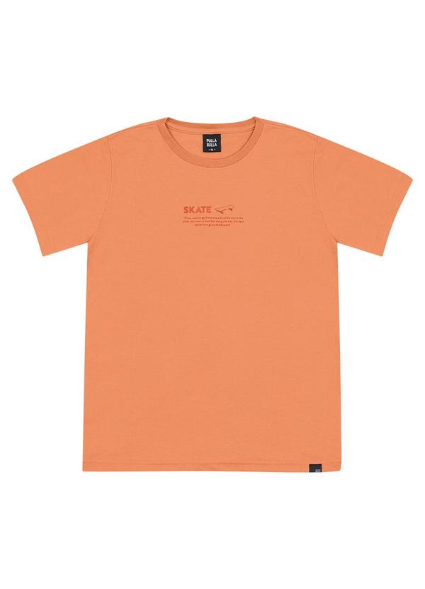 Pulla Bulla - Camiseta Meia Malha Laranja