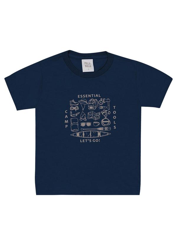 Pulla Bulla - Camiseta Meia Malha Marinho 1