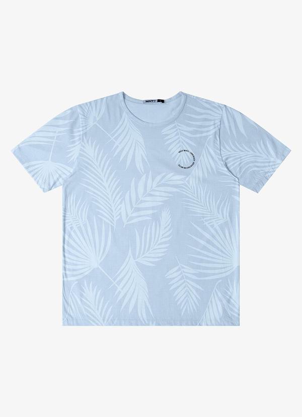 Minty - Camiseta Meia Malha Masculina Azul
