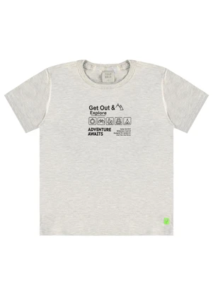 Pulla Bulla - Camiseta Meia Malha Mescla - PULLA BULLA