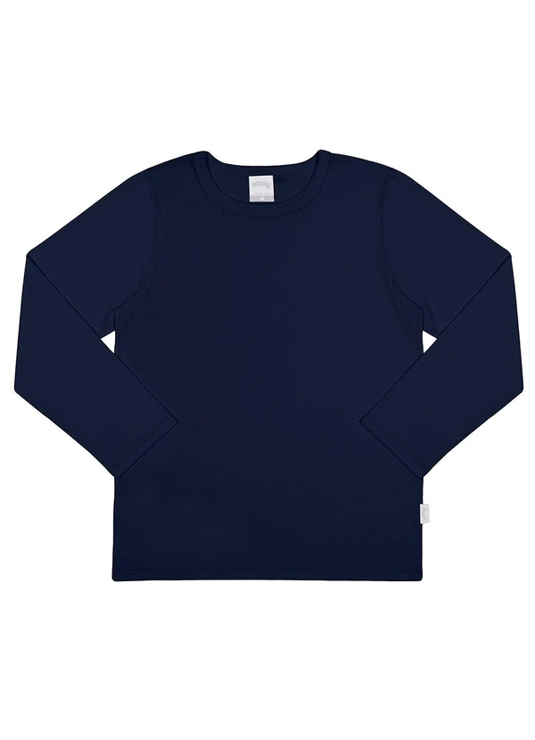 Alakazoo - Camiseta Meia Malha Penteada Azul 5