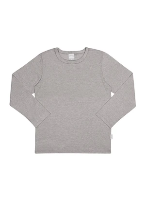 Alakazoo - Camiseta Meia Malha Penteada Cinza - ALAKAZOO