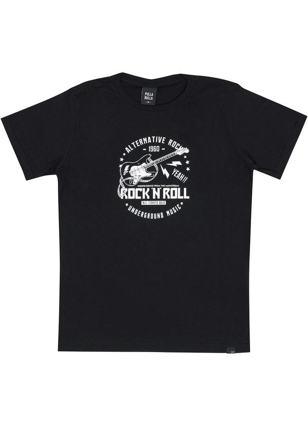 Pulla Bulla - Camiseta Meia Malha Preto