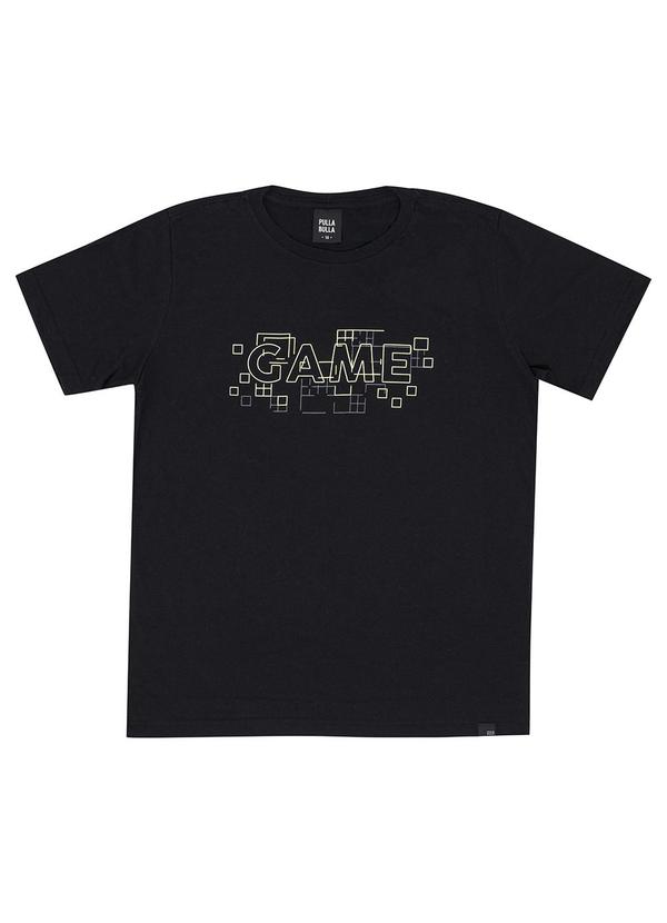 Pulla Bulla - Camiseta Meia Malha Preto