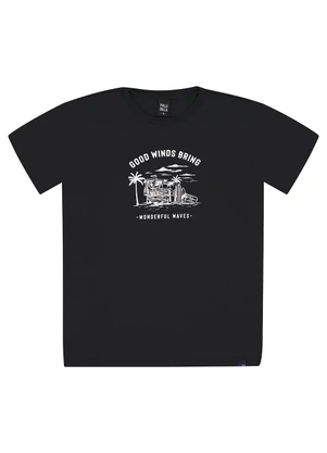 Pulla Bulla - Camiseta Meia Malha Preto - PULLA BULLA