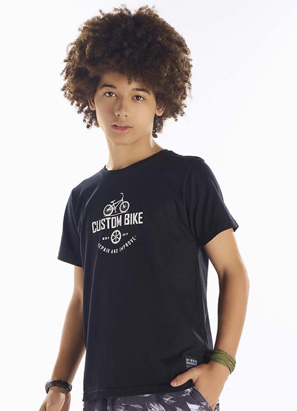 Pulla Bulla - Camiseta Meia Malha Preto 1