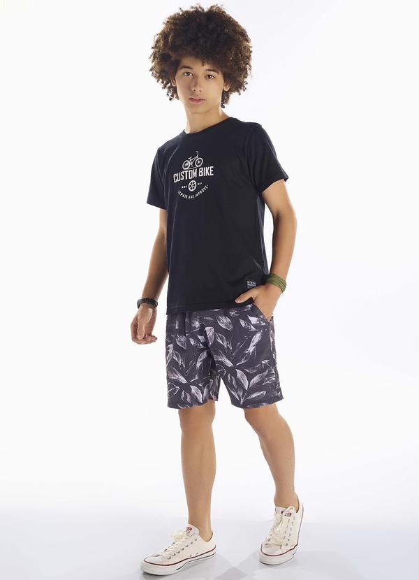 Pulla Bulla - Camiseta Meia Malha Preto 2