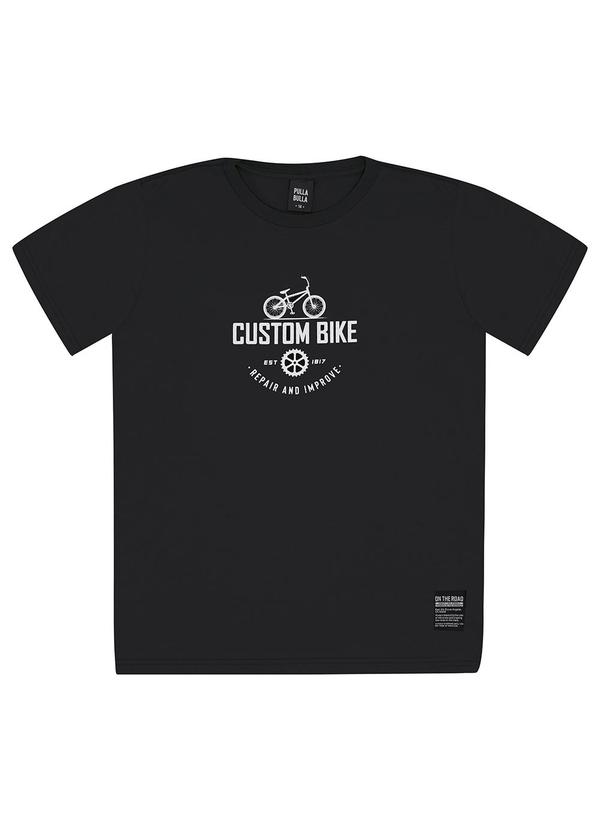 Pulla Bulla - Camiseta Meia Malha Preto 3