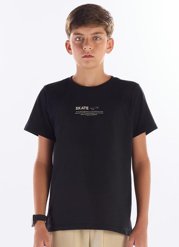 Pulla Bulla - Camiseta Meia Malha Preto