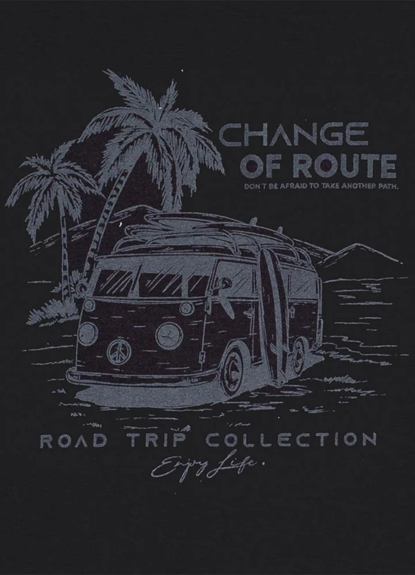 Pulla Bulla - Camiseta Meia Malha Preto 4