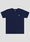 Reirex - Camiseta Meia Malha Trabalhada Striped Verde - variação: Azul