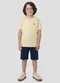 Reirex - Camiseta Meia Malha Trabalhada Striped Verde - variação: Bege