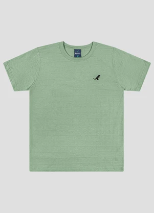 Reirex - Camiseta Meia Malha Trabalhada Striped Verde - REIREX