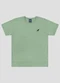 Reirex - Camiseta Meia Malha Trabalhada Striped Verde - variação: Verde