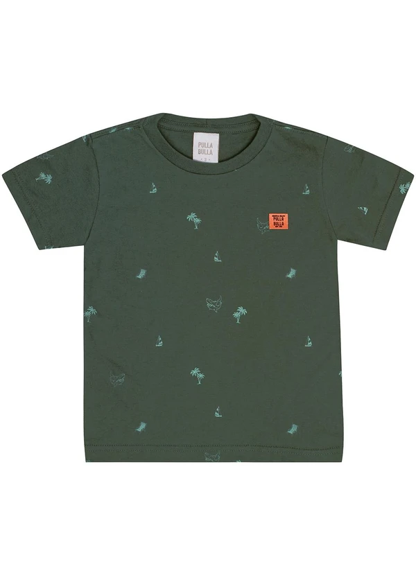 Pulla Bulla - Camiseta Meia Malha Verde 3