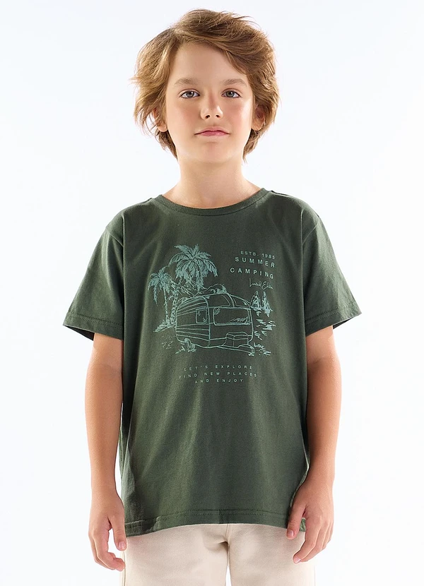 Pulla Bulla - Camiseta Meia Malha Verde