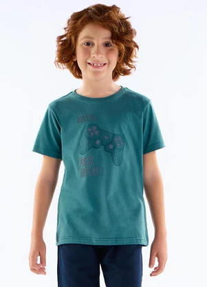 Pulla Bulla - Camiseta Meia Malha Verde - PULLA BULLA