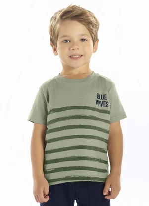 Pulla Bulla - Camiseta Meia Malha Verde - PULLA BULLA