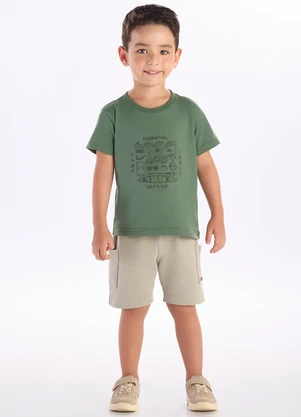 Pulla Bulla - Camiseta Meia Malha Verde - PULLA BULLA