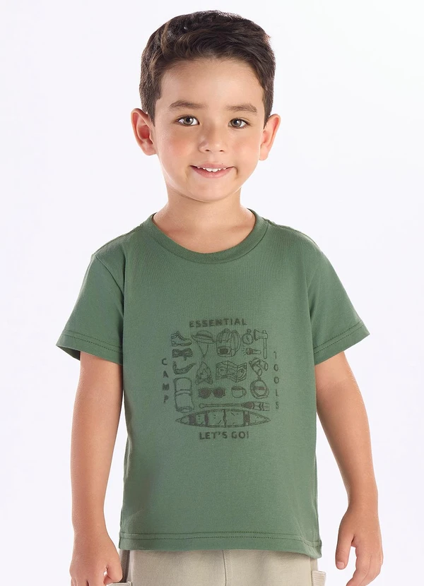 Pulla Bulla - Camiseta Meia Malha Verde