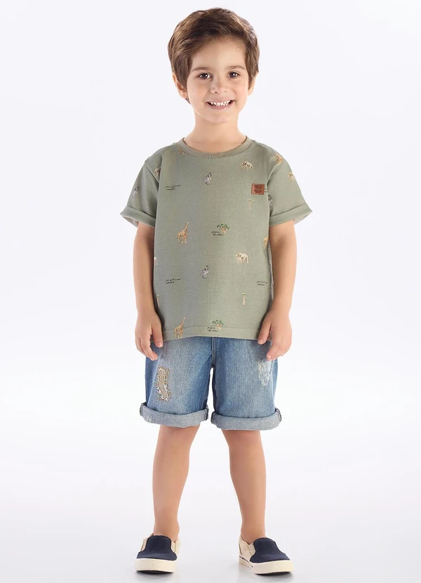 Pulla Bulla - Camiseta Meia Malha Verde 2