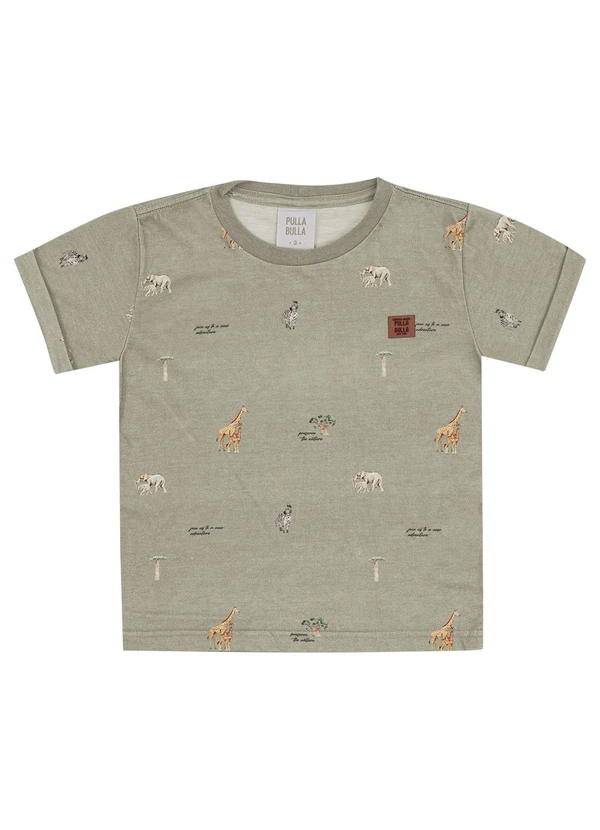 Pulla Bulla - Camiseta Meia Malha Verde 3