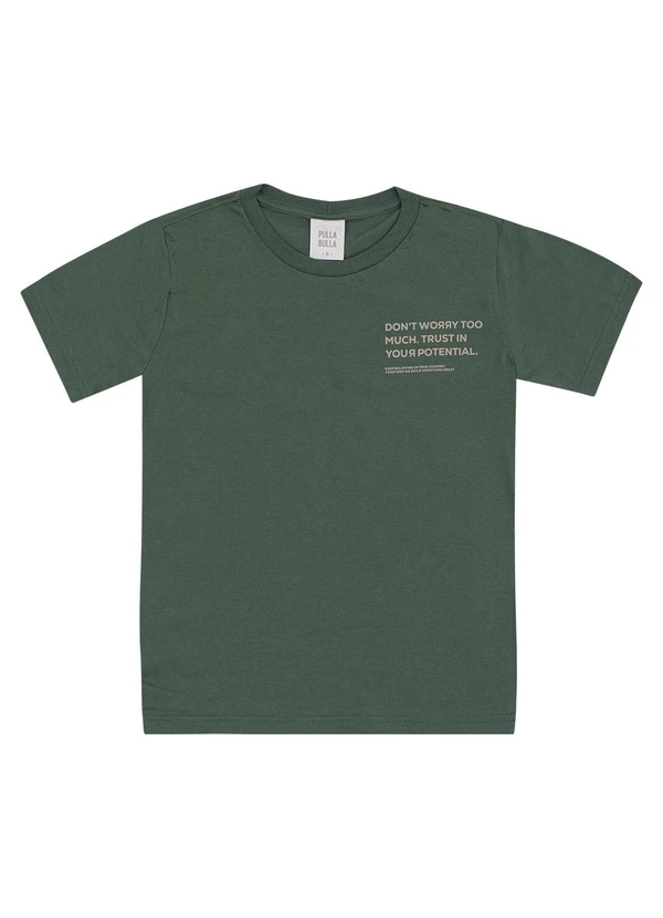 Pulla Bulla - Camiseta Meia Malha Verde