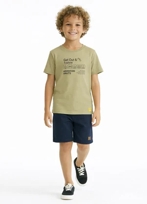Pulla Bulla - Camiseta Meia Malha Verde - PULLA BULLA