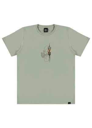 Pulla Bulla - Camiseta Meia Malha Verde - PULLA BULLA