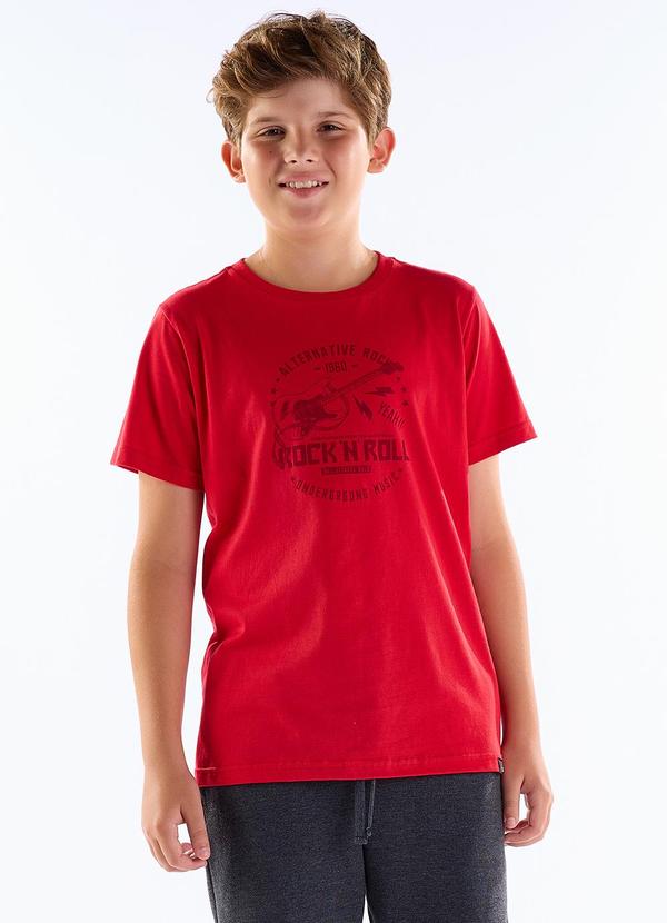 Pulla Bulla - Camiseta Meia Malha Vermelho