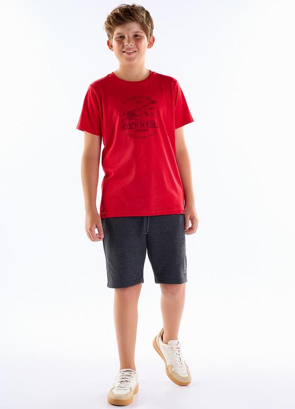 Pulla Bulla - Camiseta Meia Malha Vermelho 2