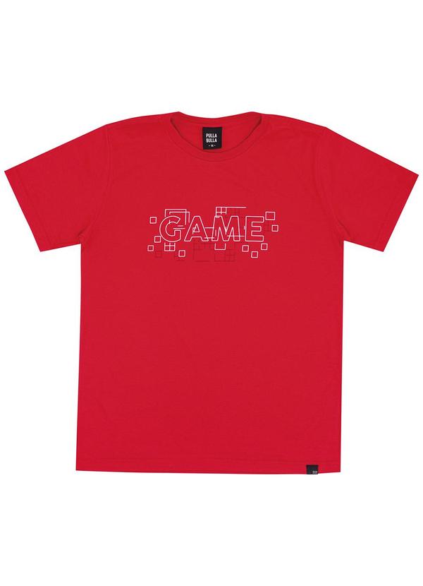 Pulla Bulla - Camiseta Meia Malha Vermelho 3