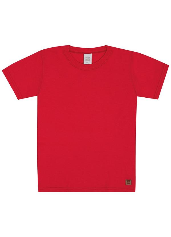 Pulla Bulla - Camiseta Meia Malha Vermelho