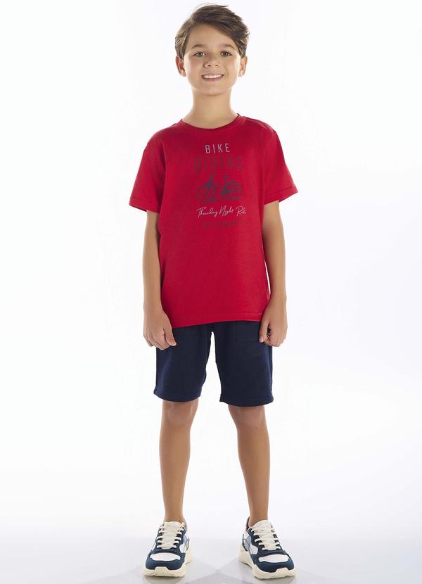 Pulla Bulla - Camiseta Meia Malha Vermelho 2