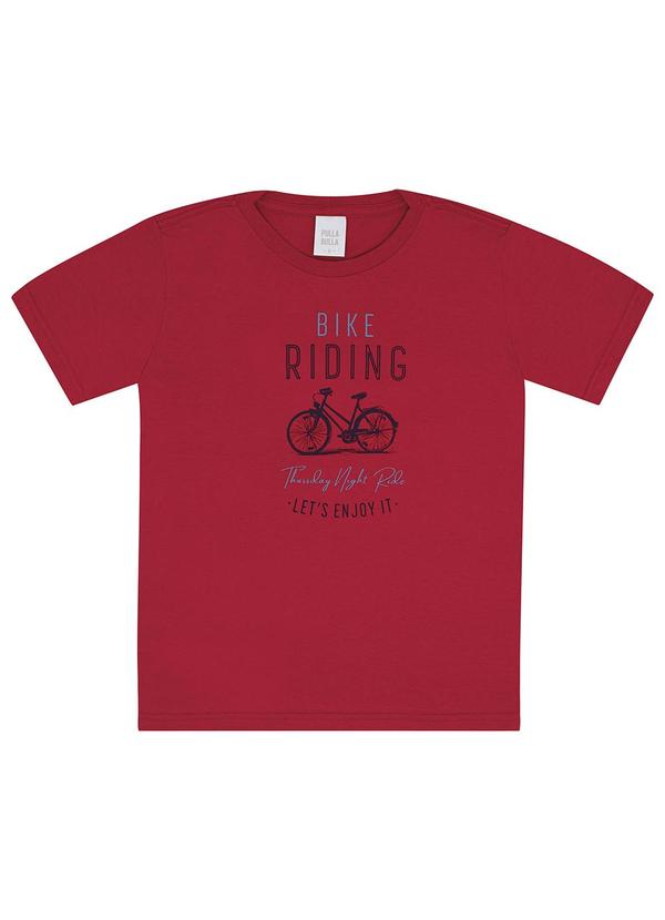 Pulla Bulla - Camiseta Meia Malha Vermelho 3