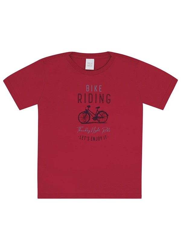 Pulla Bulla - Camiseta Meia Malha Vermelho 3