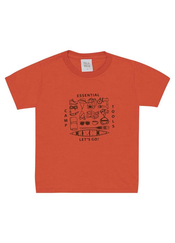Pulla Bulla - Camiseta Meia Malha Vermelho