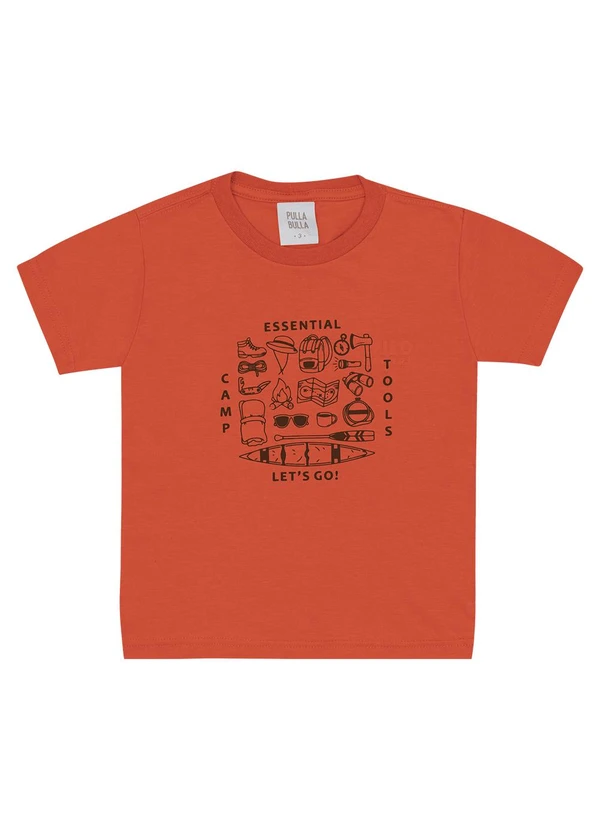 Pulla Bulla - Camiseta Meia Malha Vermelho 1