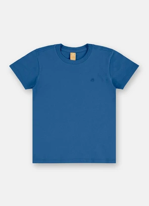Up Baby - Camiseta Menino Algodão Azul - UP BABY