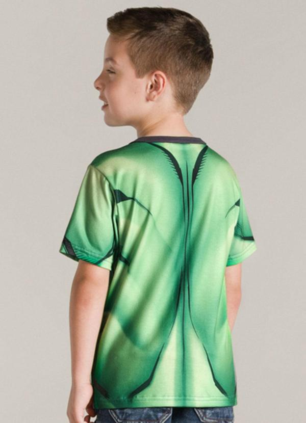 Brandili - Camiseta Menino com Máscara Verde 2