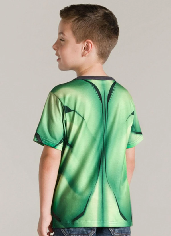 Brandili - Camiseta Menino com Máscara Verde 2