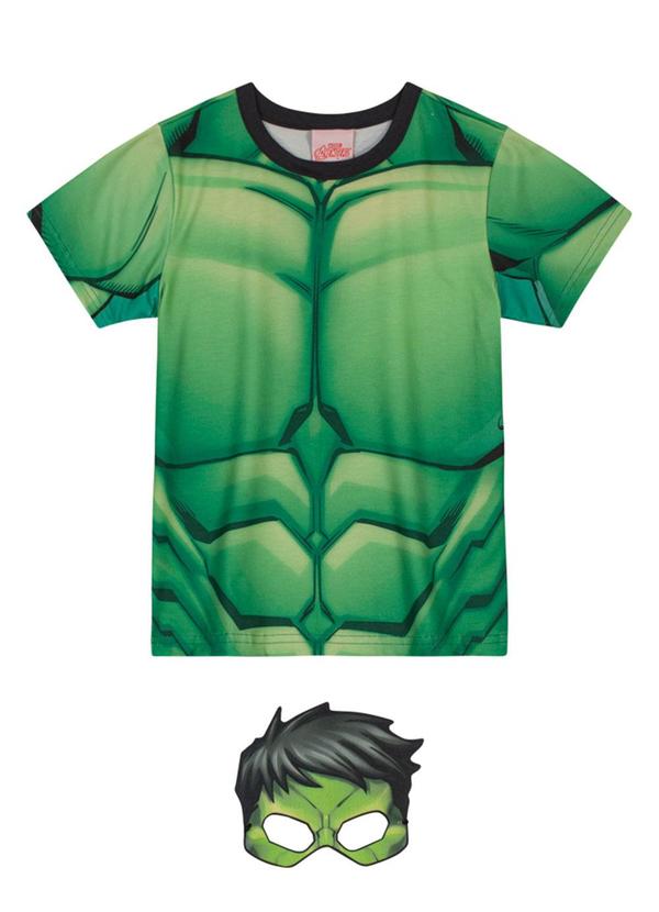 Brandili - Camiseta Menino com Máscara Verde 5