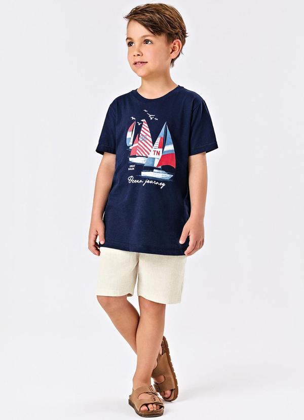 Trick Nick - Camiseta Menino Cotton Azul 3