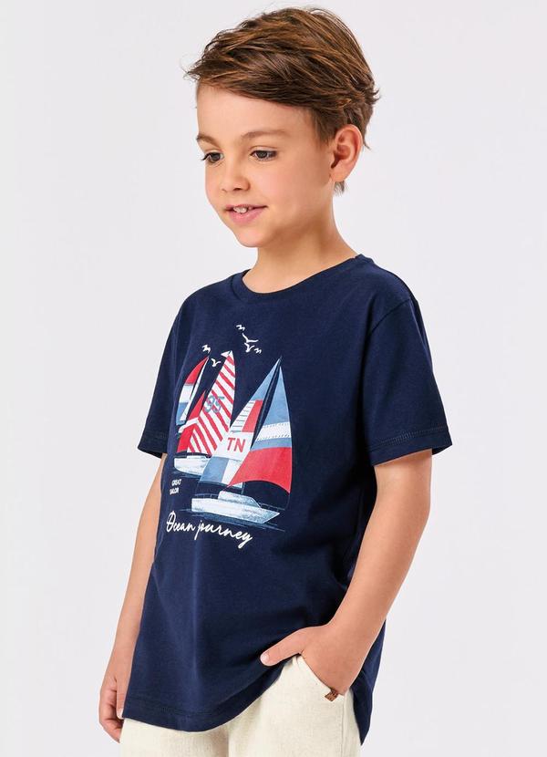 Trick Nick - Camiseta Menino Cotton Azul 4