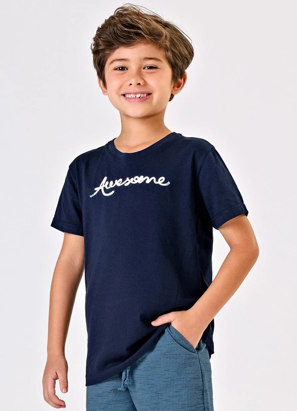 Trick Nick - Camiseta Menino Cotton Azul