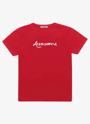 Trick Nick - Camiseta Menino Cotton Vermelho - TRICK NICK