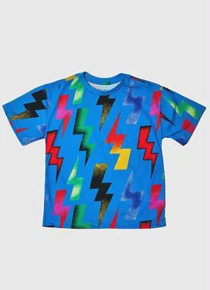 Bento - Camiseta Menino de Malha Eletrika Azul - BENTO