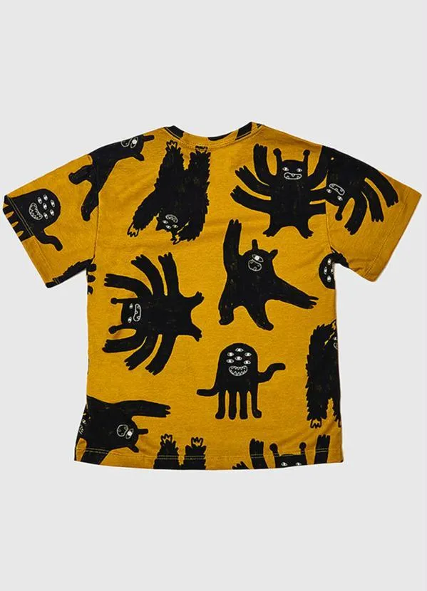 Bento - Camiseta Menino de Malha Trengos Amarelo 2