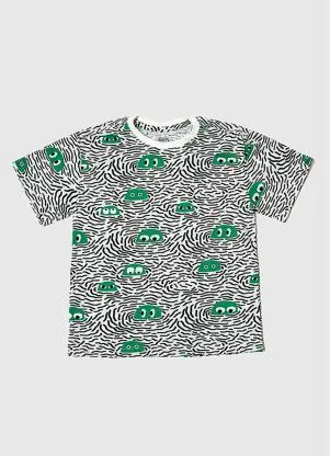 Bento - Camiseta Menino de Malha Zoio Branco - BENTO